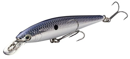 Strike King (HCKVDJ100-401 KVD Jerkbait 100 2-Hook Fishing Lure, 401 - Smokey Chrome/Blue, 1/4 oz, 3 5/8" - size: One Size
