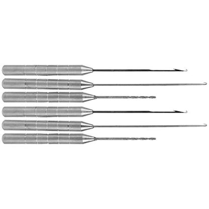 VINGVO Fishing Rigging Combo Set, Stainless Steel Aluminum Alloy Bait Needle Kit with Hook Needle Stringer, Fishing Rigging Set for Enthusiasts