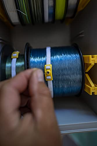 SpiderWire Ultracast Braid Vanish Fluorocarbon Dual Spool, 10lb Aqua Camo Braid with 20lb Clear Fluoro Leader - style: 3700xl Line Management