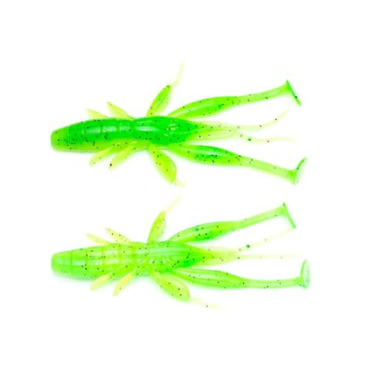 8 PCS Soft Crawfish Lures Fishing Craw Baits Artificial Lures Baits Swimbait for Carp Bass Crawfish Lure Artificial Swimbait Outdoor - color: yellow green 3