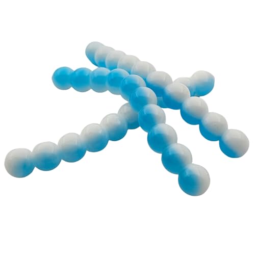 Fishing Scented Soft Plastic Beads Artificial Salmon Egg Bait Packs for Trout, Steelhead and Salmon (Spawn Roe Fishing Tackle) - color: All Gas, size: .312"/8mm-30 Eggs per pack