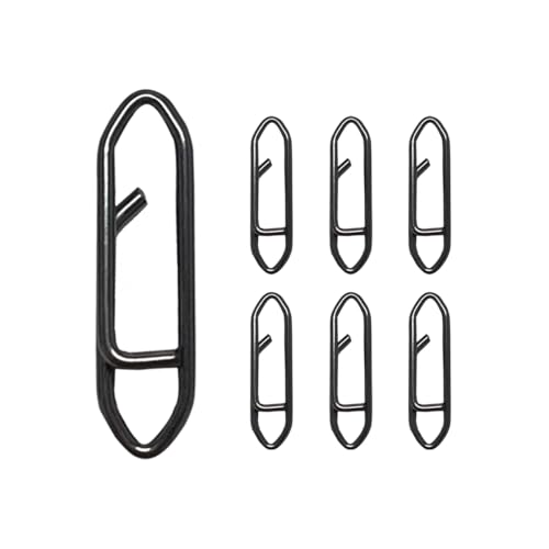 50 Pack Fishing Speed Clips, High Strength Stainless Steel Speed Clip, Fishing Stealth Power Speed Clips, Stainless Steel Quick Change Clip, Fishing Clips Quick Change - size: 3cm