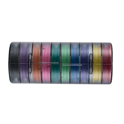 Fish Line Spool Organizer 10Slots Fishing Spools Holder Fly Fishing Line Leader Storage Accessory Fly Spools Leader Organizer Holder