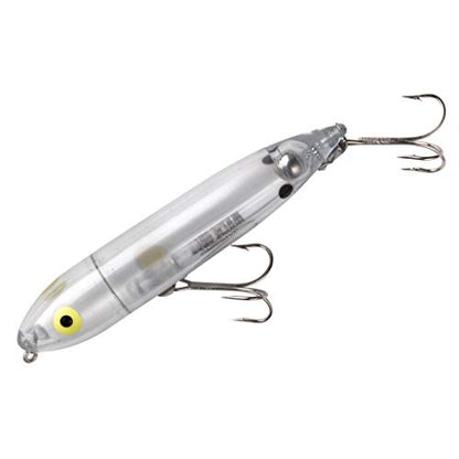 Heddon Zara Spook Topwater Fishing Lure - Legendary Walk-The-Dog Lure - color: Clear, style: Zara Spook (3/4 Oz)