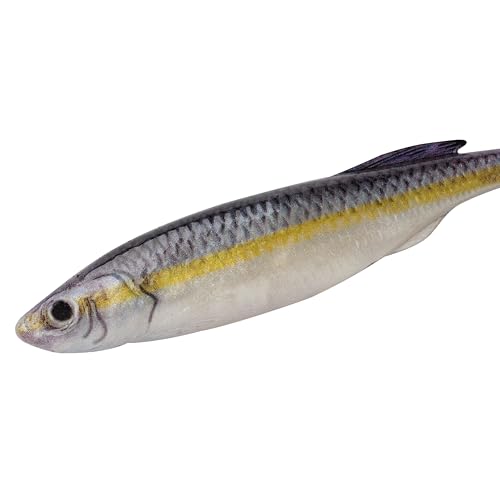 Berkley PowerBait Drip Minnow Fishing Soft Bait - color: Black Shad, size: 5"
