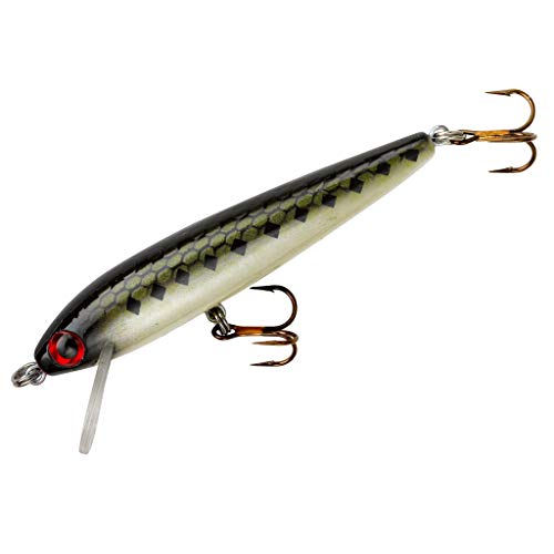 Value Series Minnow Crankbait Shallow Water Fishing Lure - color: Bass, size: 2 1/2"