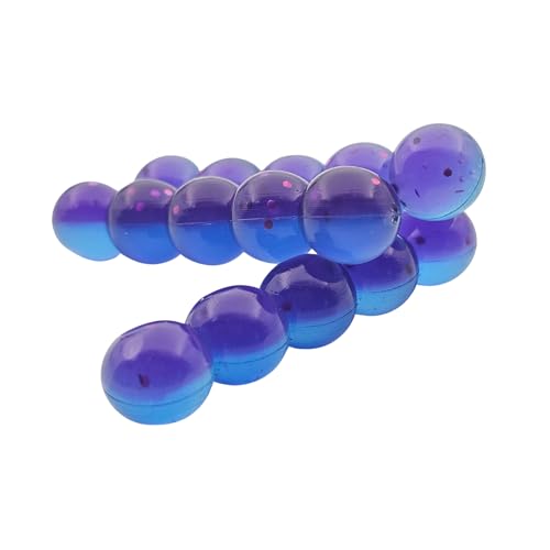 Fishing Scented Soft Plastic Beads Artificial Salmon Egg Bait Packs for Trout, Steelhead and Salmon (Spawn Roe Fishing Tackle) - color: Blue Berry, size: .50"/14mm-15 Eggs per pack