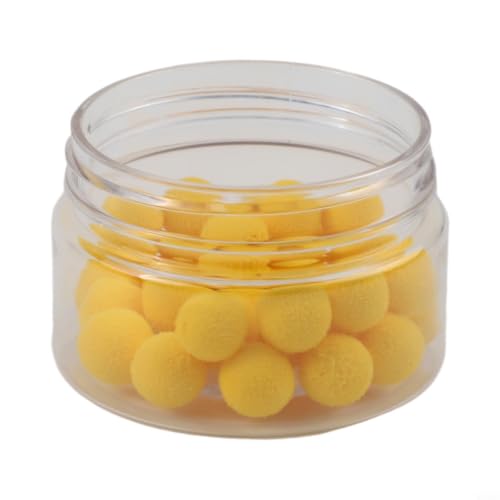 Carp Fishing Floating Boilies EVA Foam Balls Artificial Bait for Hair Rig for chod Rig Bottom Fishing Tackle 10mm Strawberry Scent(Potato Flavor 8mm)