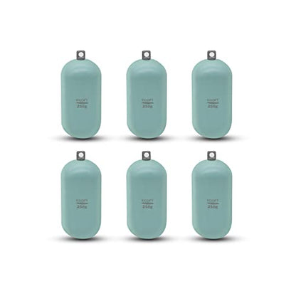 Lead Free Fishing Weights Sinkers 80g-1000g Coated Raindrop Weights Bank Sinkers Cylindrical Deep Drop Weights Assorted Sizes Bag Non-Lead Fishing Weights Saltwater for Bottom Fishing - style: 250g(8.81oz)-6pcs