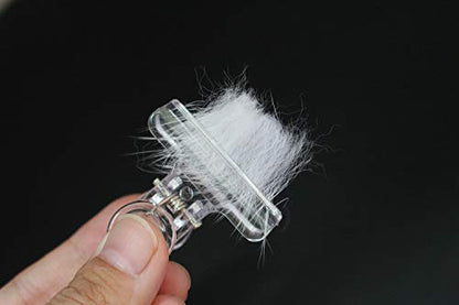 Tigofly 5 pcs/lot CDC Feather Clips Dubbing Hackle Holding Fly Tying Tools | Fly Fishing Accessories, Fly Tying Clips - size: X-Small