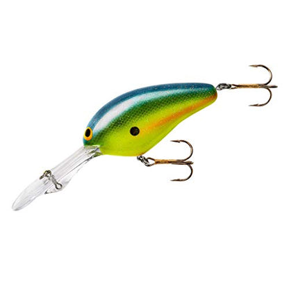 Norman Lures DD22 Deep-Diving Crankbait Bass Fishing Lure - color: Sexy Shad Chartreuse