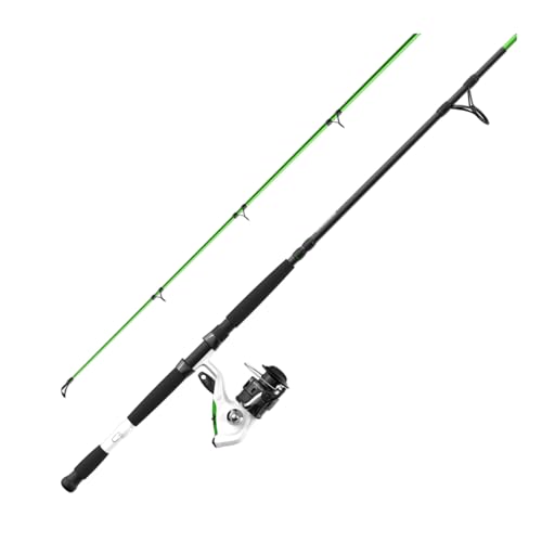 Zebco Bite Alert Spinning Reel and 2-Piece Fishing Rod Combo