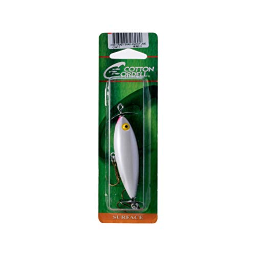 Cotton Cordell Crazy Shad Spinning Topwater Fishing Lure, 3 Inch, 3/8 Ounce - color: Smoky Joe