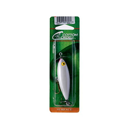 Cotton Cordell Crazy Shad Spinning Topwater Fishing Lure, 3 Inch, 3/8 Ounce - color: Smoky Joe