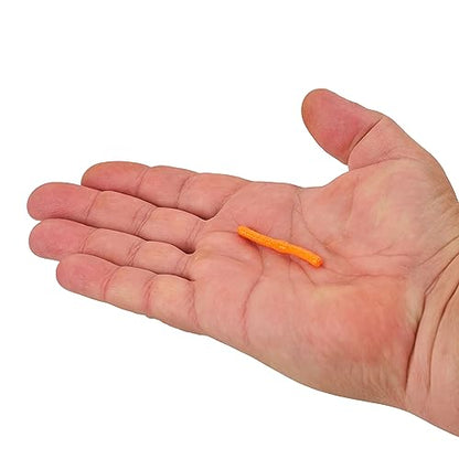 Berkley Gulp! Alive! Fat Floating Trout Worm Fishing Soft Bait - color: Fluorescent Orange