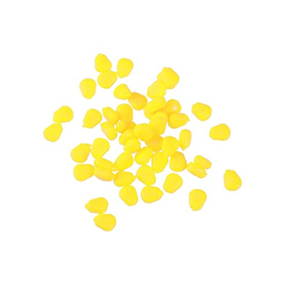 BESPORTBLE 50pcs Artificial Corn Fishing Lures Simulation Floating Baits Sweet Scent for Carp and Bass Fishing Freshwater and for Fishermen