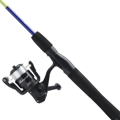 Shakespeare Catch More Fish Spinning Reel and Fishing Rod Combo with Kit - color: Lake/Pond - Yellow, style: 2024 Model