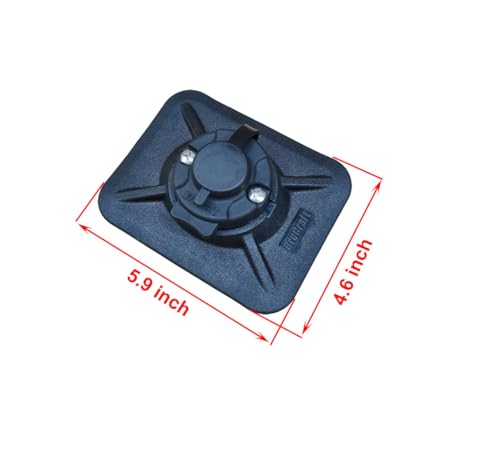 Brocraft Glue-On Inflatable Boat Accessories -/Rod Holder/Anchor Lock System/Bimini Top Base - style: Inflatable BoatAnchor Lock System