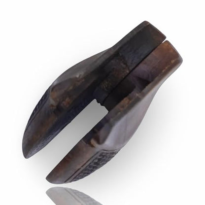 J Round Revolver Grips Compatible with S&W, Real Wood Gun Grips fits Smith & Wesson J Frame Round Butt .38 Special and 9mm Revolvers/Screw Included - color: Fishscale - Brown, size: Walnut Wood