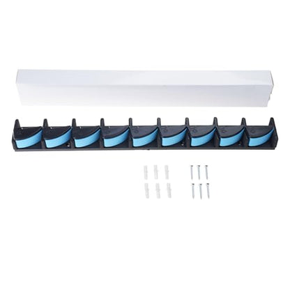 Wall Mounted Fishing Rod Rack 9 Vertical Holder Garage Poles for Wall Garage Boats Enduring Vertical Rack for Poles Storage Mount