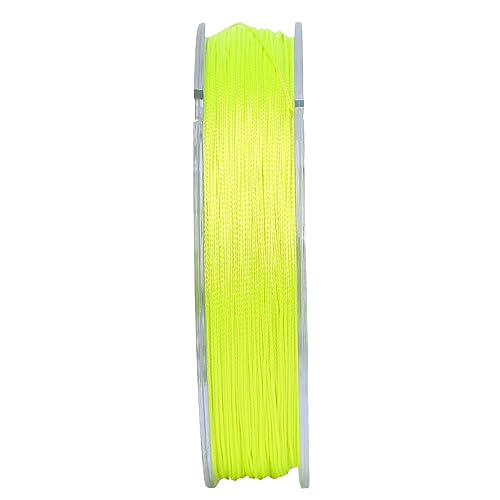 Kylebooker Fly Fishing Dacron Braided Backing Line Abrasion Resistant Trout Fly Line 20lb/30lb - color: Fluo Yellow, size: 20LB 273m/300yds