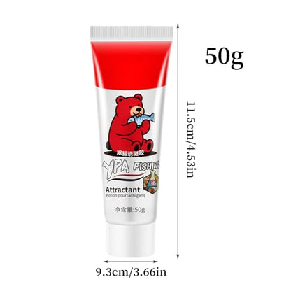 Fishing Scent Gel 50g Long-Lasting Powerful Fishing Accessories | Bass Attractant Gel for Outdoor Activities Camping Survival Kayak Boat Shore Lake River Beach
