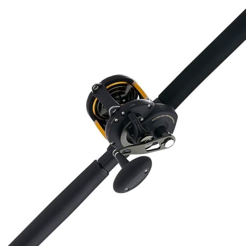 Penn Squall II Lever Drag Fishing Rod & Reel Combo - size: 50 Size Reel - 6'6" - Medium Heavy
