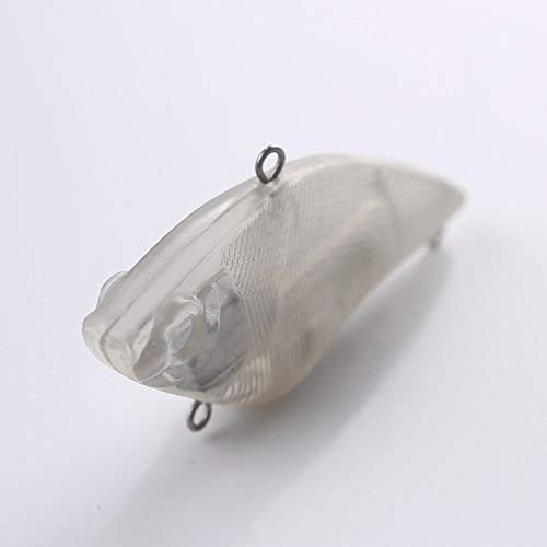 20pcs Lures Blank,Unpainted Fishing Lures Blank Minnow Crankbaits Hard Bait Bodies Set 7.3cm 14.7g