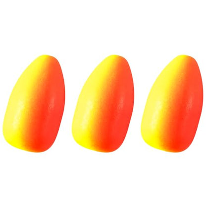 Alwonder 60-Pack Fishing Floats Bobbers Oval Bullet Foam Rig Floats Pompano Surf Ice Fly Fishing Trolling Fish Finder Bottom Live Bait Rigs Float for Bass Trout Walleye Crappie Redfish Bluegill - color: Red Yellow, size: Small-0.27*0.5"
