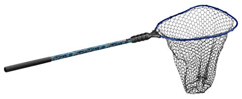 EGO Kryptek S1 Genesis Modular Fishing Landing Net, Floating Aluminum Handle with Interchangeable Head System, Lightweight Kayak & Bank Net, Kryptek Camo Design - size: 31" Handle, 19" x 21" Hoop, style: Lightweight Non-tangle Rubber Mesh