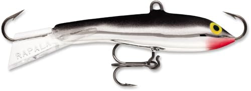 Rapala Vertical Jigging Rap – Ice Fishing Lure – Ice Fishing Jigging Lure | Walleye Pike and Perch Jig - color: Silver, size: Body Length: 2"