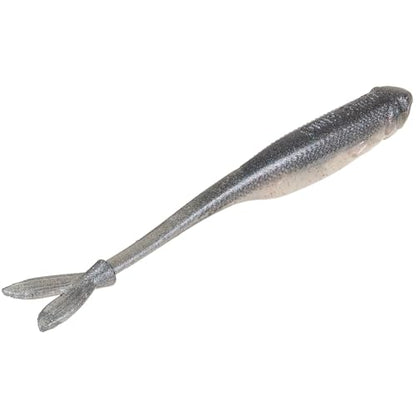 Strike King Spotlight Split Minnow Fishing Lure, Soft Plastic Jerkbait, 8-Pack - color: Pro Blue Red Pearl, size: 3"