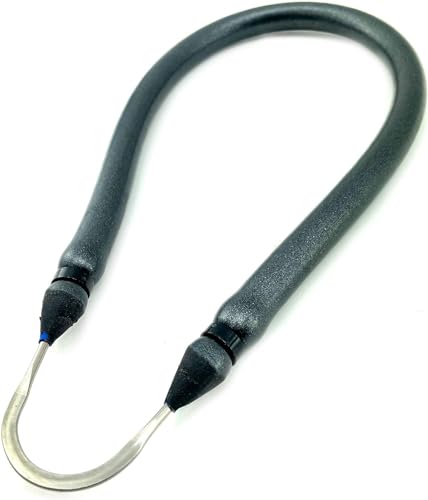 SPEARFISHING WORLD 5/8 Inch (16mm) O.D. Speargun Rubber Bands with Flat Stainless Steel Wishbone Fits Most Spearguns for Spearfishing Freediving & Scuba Diving - size: 24in for 48 in Spearguns