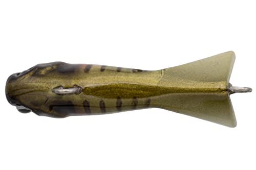 Eurotackle Z-Darter V2 Ice Fishing & Panfish Rattle Jigging Minnow Lure - color: Baby Bluegill