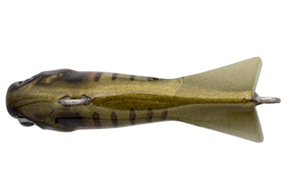 Eurotackle Z-Darter V2 Ice Fishing & Panfish Rattle Jigging Minnow Lure - color: Baby Bluegill