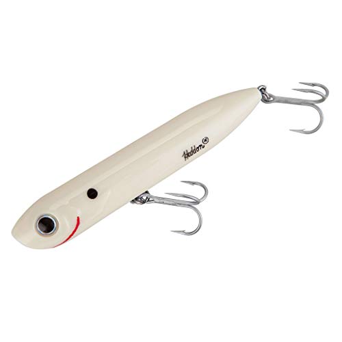 Heddon Chug'N Spook Popper Topwater Fishing Lure for Saltwater and Freshwater - color: Bone/Shad Dot, size: Chug'N Spook (1 oz)