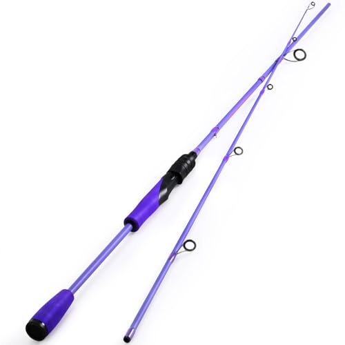Sougayilang VoidFlare Performance Spinning & Casting Fishing Rod, Lightweight IM6 Graphite with Hook Keeper, EVA Grip - size: Spin-6'0''-Medium