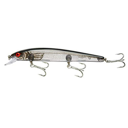 Bomber Lures Long A Slender Minnow Jerbait Fishing Lure - color: Silver Flash Black Back, style: Heavy Duty Long a Slender Minnow Jerbait Fishing Lure