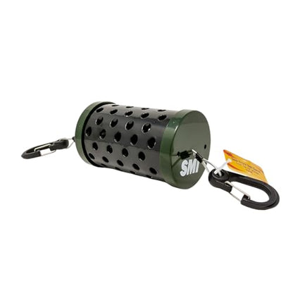 SMI Seal Resistant Saltwater Bait Barrel with Snaps | Durable Marine-Grade Design for Secure Bait Storage | Ideal for Crab, Shrimp, and Fishing Applications