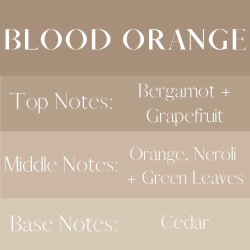 River Birch Blood Orange Linen and Room Spray | Home Fragrance | 4 oz Glass Amber Bottle | Luxury Signature Scent | Handmade in Texas - color: Blood Orange