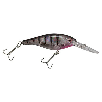 Berkley Flicker Shad Fishing Lure, Flashy Ghost, 5/16 oz, 2 3/4in | 7cm Crankbaits, Size, Profile and Dive Depth Imitates Real Shad, Equipped with Fusion19 Hook - color: Flashy Ghost, size: 2 3/4in - 5/16 oz