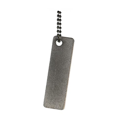Pocket Knife Sharpener Fishing Hook Sharpener Portable Diamond Sharpening Stone for Knives with Keychain Attachment for Camping Gear