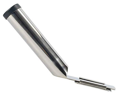 Amarine Made Set of 2 Stainless Steel Slide Mount Removable Fishing Rod Holder