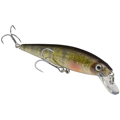 Strike King KVD Jerkbait 2 Hook - color: 680 - Yellow Perch, size: 4.5 in, 3/8 oz