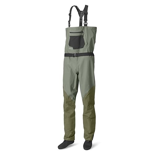 Orvis Men's Clearwater Bootfoot Wader Felt | 30K/8K Rating, Convertible Fit & Smart Storage, Lightweight 4-Layer Waterproof Breathable Fabric - size: X-Large Short