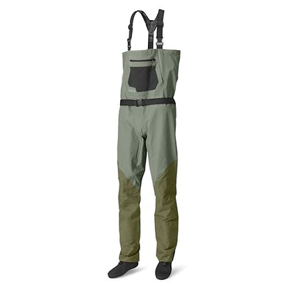Orvis Men's Clearwater Bootfoot Wader Felt | 30K/8K Rating, Convertible Fit & Smart Storage, Lightweight 4-Layer Waterproof Breathable Fabric - size: X-Large Long