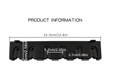 2 PCS Fishing Rod Display Rack, Wall Mounted Bracket, Fixed Bracket, Fishing Rod Collection Rack, Fishing Gear Accessory Rack Horizontal style