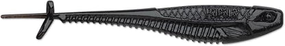 CrushCity Mooch Minnow Soft Plastic Minnow Bait, Natural Profile for Drop Shot, Jig Head & Multi-Species Fishing - color: Black, size: 2-1/2"