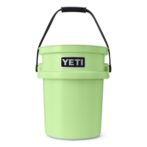YETI Loadout 5-Gallon Bucket, Impact Resistant Fishing/Utility Bucket - color: Key Lime