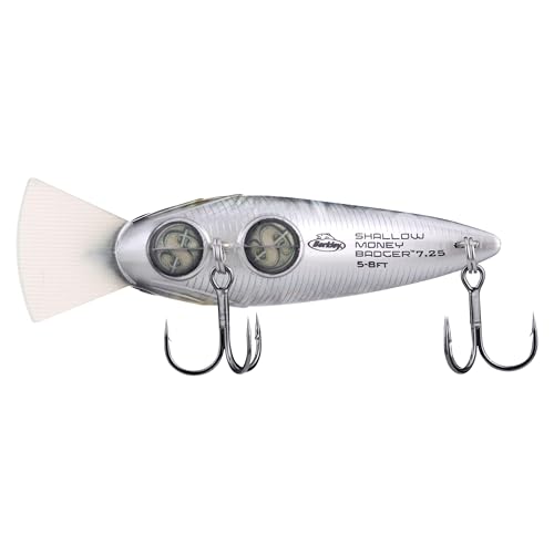 Berkley Shallow Money Badger Fishing Hard Bait - color: Black Silver, size: 2 3/4 in - 5/8 oz